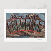 Black Hawk, Colorado - grote lettertjes Briefkaart (Voorkant)