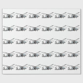 Black Hawk Helikopter Cadeaupapier (Vlak)