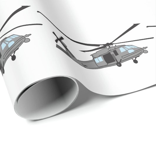 Black Hawk Helikopter Cadeaupapier (Rol Hoek)