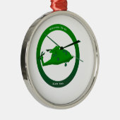 Black Hawk Metalen Ornament (Rechts)