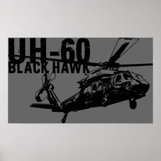 Black Hawk Poster (Voorkant)