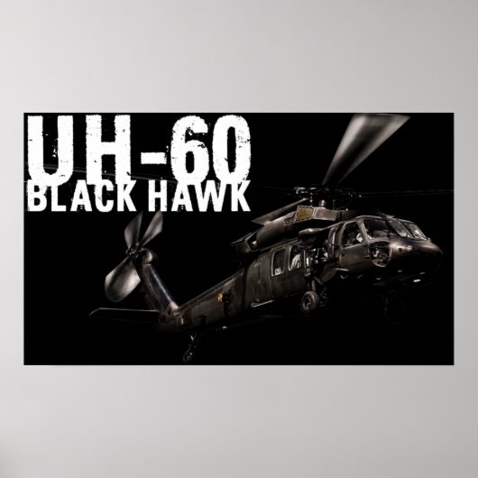 Black Hawk Poster (Voorkant)