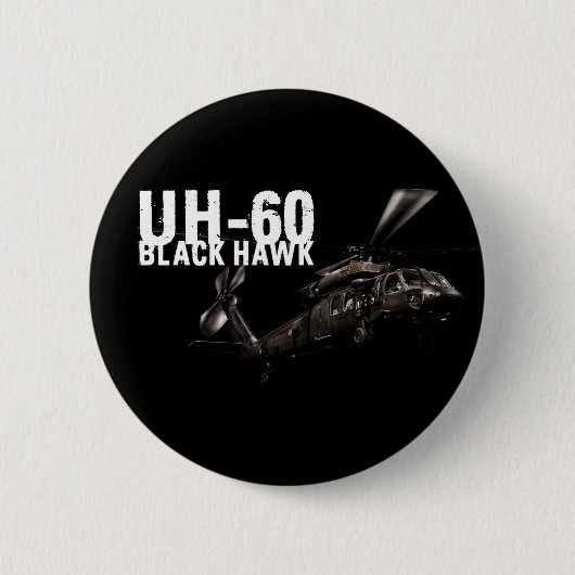 Black Hawk Ronde Button 5,7 Cm (Voorkant)