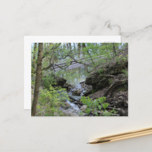 Black Hawk Springs bij Burlington, Iowa Briefkaart