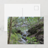 Black Hawk Springs in Burlington, IA Down the Hill Briefkaart (Voorkant / Achterkant)