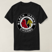 Black Hawks Chicago T-shirt (Design voorkant)