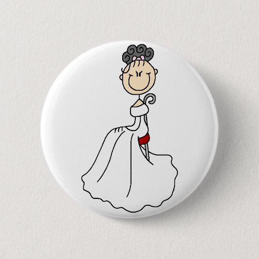 Black Hazard Bride Button (Voorkant)