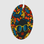 Black Head Woman #1 Ornament (voorkant)