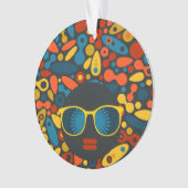 Black Head Woman #1 Ornament (voorkant)