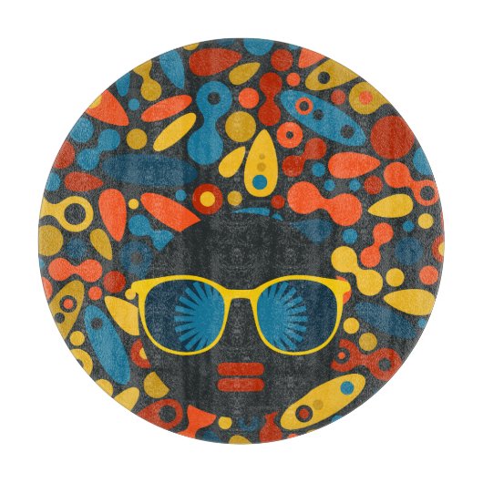 Black Head Woman #1 Snijplank (Voorkant)