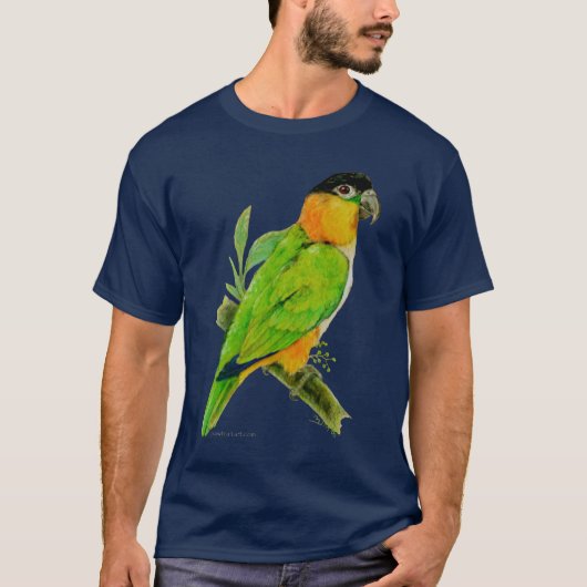 Black Headed Caïque T-shirt (Voorkant)