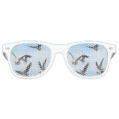 Black Headed Gulls Of The Bosphorus Art Retro Zonnebril (Voorkant)