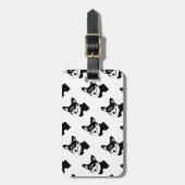 Black Headed Tricolor Welsh Corgi Bagagelabel (Voorkant verticaal)