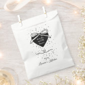 Black heart & Bow Made with love Bakery  Bedankzakje (Geknipt)