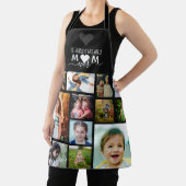 Black Heart Greatest Ma Ever Photo Collage Schort (Insitu)