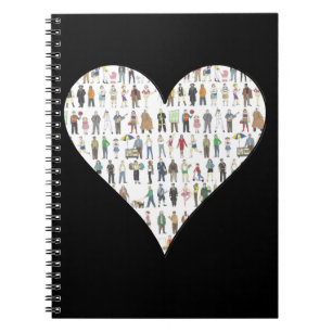 Black Heart NYC New York City Notitieboek