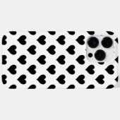Black Heart Pattern Case-Mate iPhone Case (Achterkant (horizontaal))