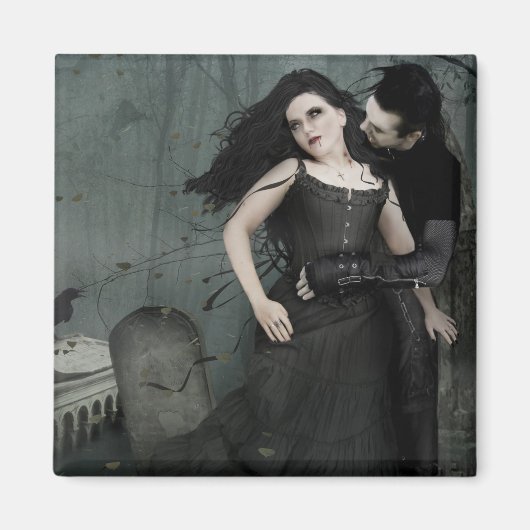 Black Heart Romance Magneet (Voorkant)