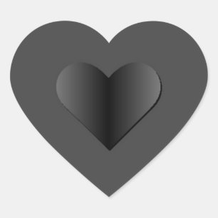 Black Heart Sticker