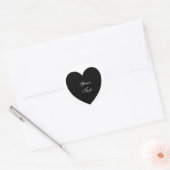 Black Heart Sticker (Envelop)