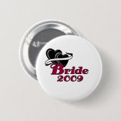 Black Hearts Bride 2009 Ronde Button 5,7 Cm (Voorkant /achterkant)