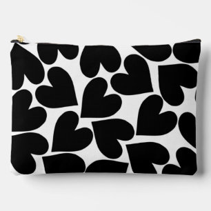 Black Hearts Cosmetic Bag Etui