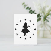 Black Hearts over Alice Drinken Briefkaart (Staand voorkant)