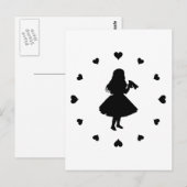 Black Hearts over Alice Drinken Briefkaart (Voorkant / Achterkant)
