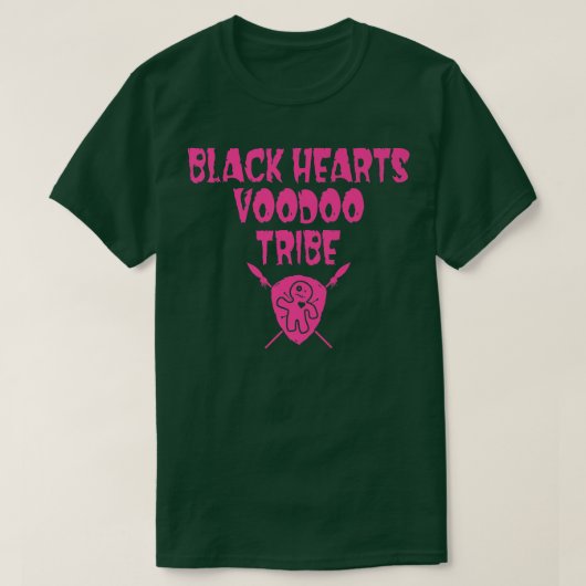 Black Hearts Voodoo Tribe Shield 250 T-shirt (Design voorkant)