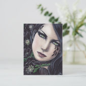 Black Hellebore Fantasy Briefkaart (Staand voorkant)
