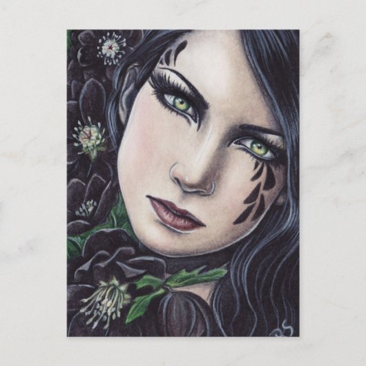 Black Hellebore Fantasy Briefkaart (Voorkant)