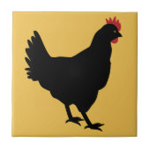 Black Hen Tegeltje (Voorkant)