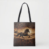 Black Hengst's Sunset Run Tote Bag (Voorkant)