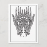 Black Henna Hands