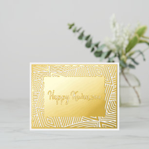 Black Heritage African American Holiday Kwanzaa Folie Feestdagen Briefkaart