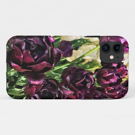 Black Hero Tulips, Oregon Case-Mate iPhone Case (Achterkant (horizontaal))