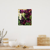 Black Hero Tulips, Oregon Poster (Keuken)