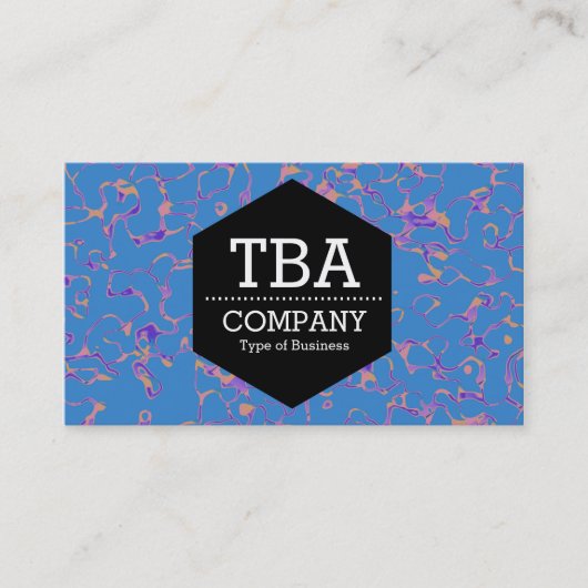 Black Hexagon - Abstract 080716(01) Visitekaartje (Voorkant)