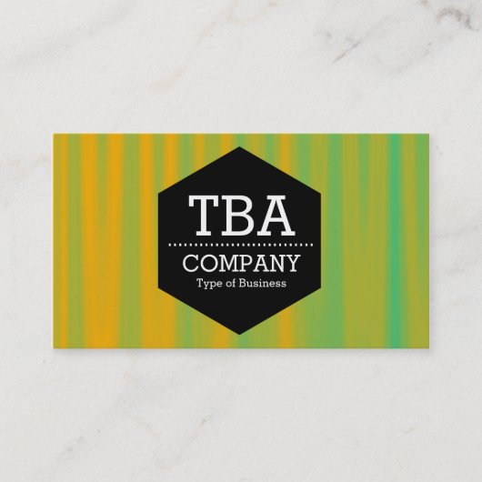 Black Hexagon - Abstract 090716(05) Visitekaartje (Voorkant)