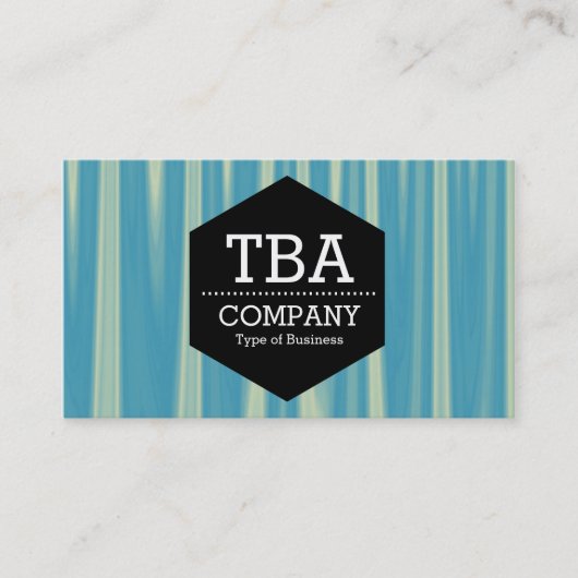 Black Hexagon - Abstract 090716(08) Visitekaartje (Voorkant)