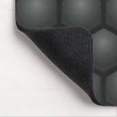 BLACK HEXAGON PATTERN MUISMAT (Hoek)