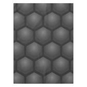 BLACK HEXAGON PATTERN TAFELKLEED (Voorkant)