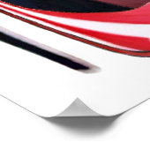 Black Hiel Red Stiletto Shoe and Champagne Print (Hoek)