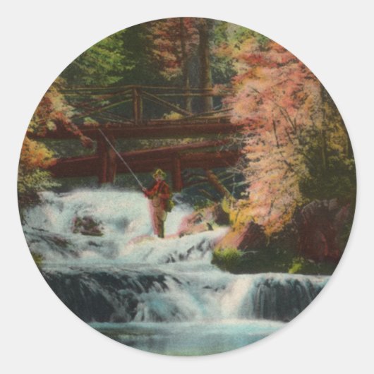 Black Hills Fisherman Sticker (Voorkant)