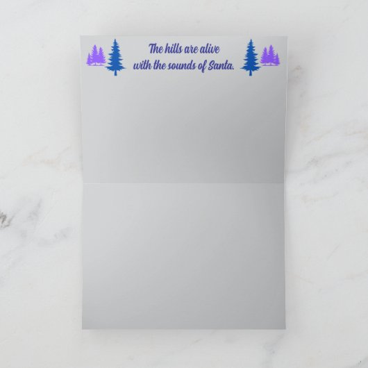 Black Hills Kerstmis Kaart (Binnen)