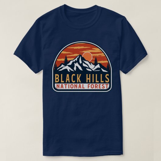 Black Hills National Forest 4 T-shirt (Design voorkant)