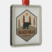 Black Hills National Forest Beer Metalen Ornament (Rechts)