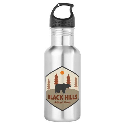 Black Hills National Forest Beer Waterfles (Voorkant)