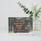 Black Hills National Forest Briefkaart (Staand voorkant)