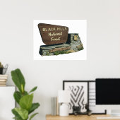 Black Hills National Forest Poster (Thuiskantoor)